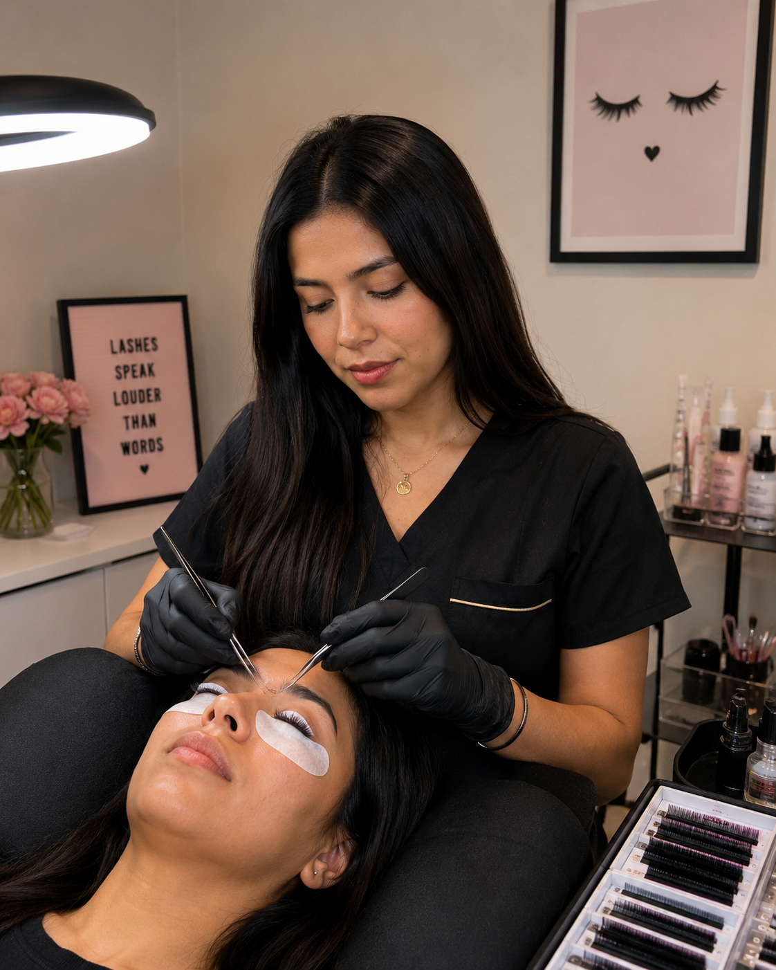 Extensiones de pestañas lash